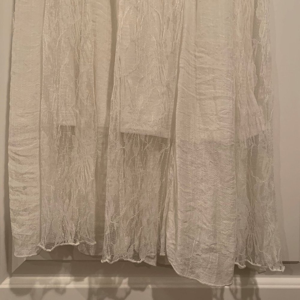 White Lace Maxi Skirt - image 3